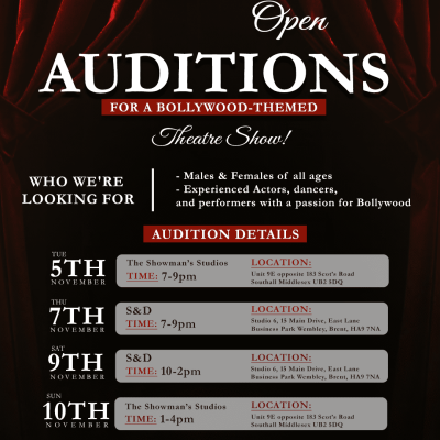 Bollywood Audition Poster 1